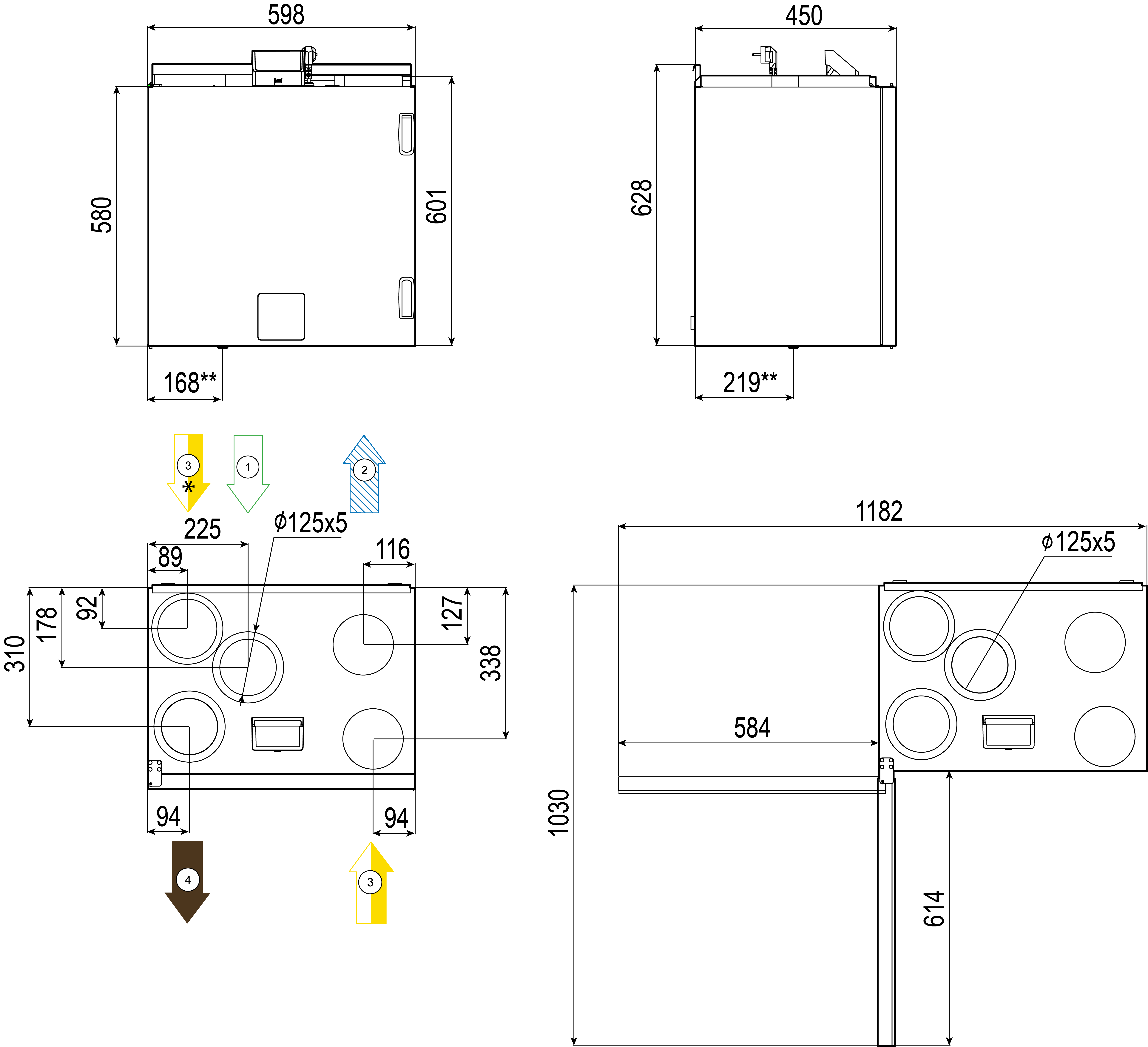SAVE VTR 275 prestanda dimensioner & mått