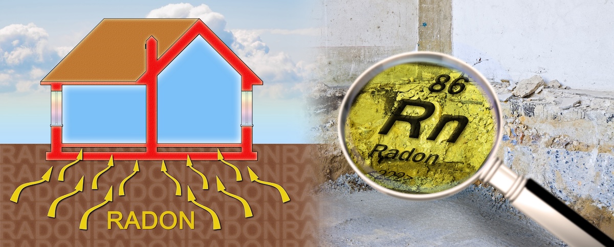 markradon som kan förhindra med en radonsug